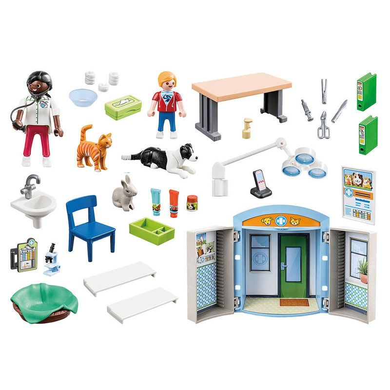 Mini-Figuras---Play-Box---Clinica-Veterinaria---Playmobil---Sunny-2