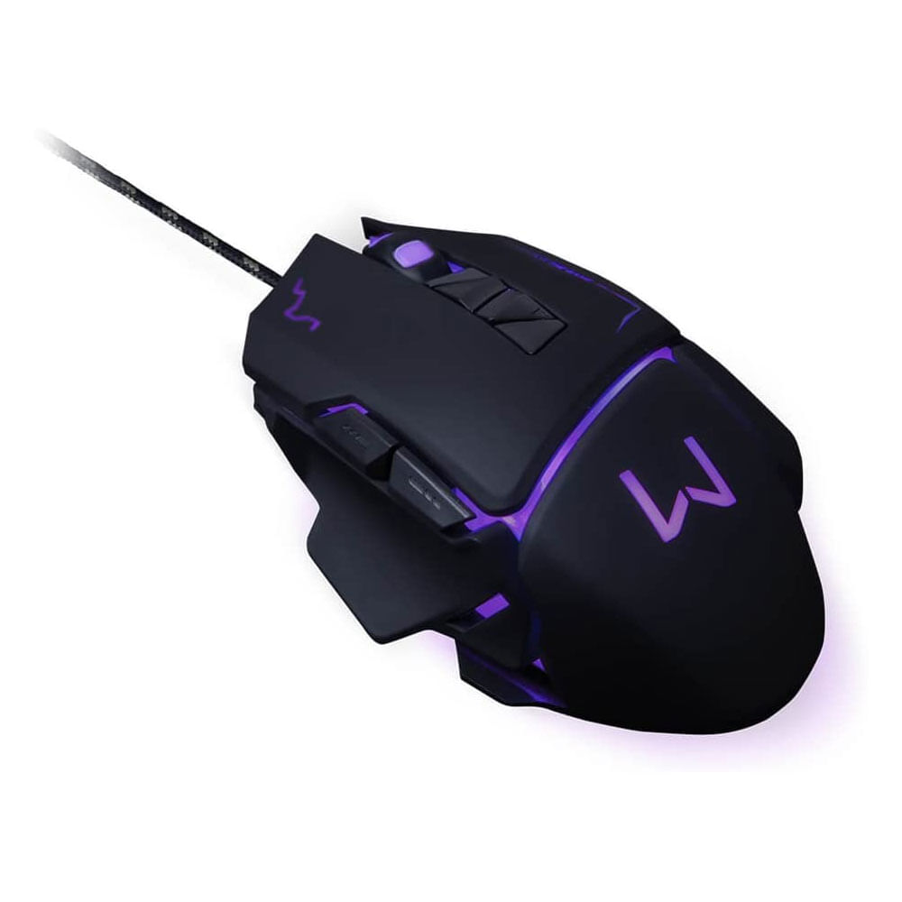 Confira Mouse Gamer - 3200 DPI - Warrior - Preto - 7 Botões
