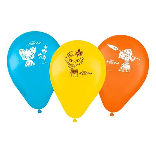 Balão Látex impressão 360 Fashion Moana - 25 Unidades