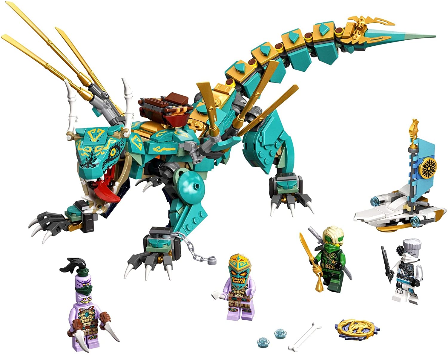 Lego Ninjago - Dragão da Selva - Jungle Dragon 506 Pçs 71746 - Ri