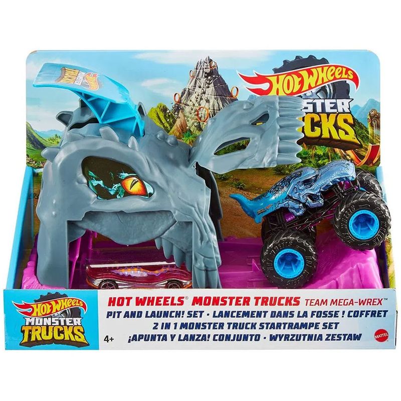 Hot Wheels Monster Trucks Mini Carrinho Com Lançador Series SortidoSortidas