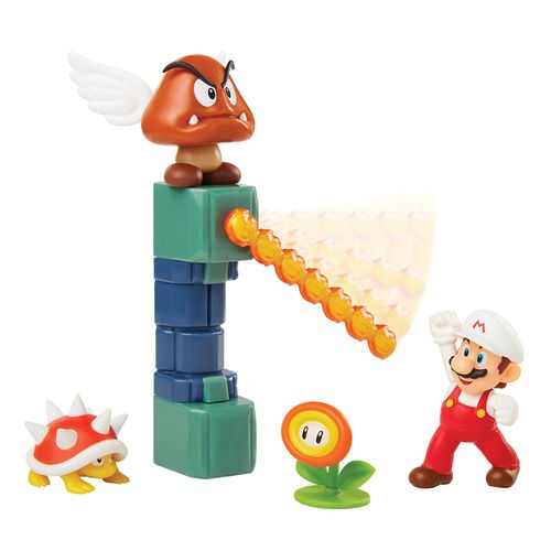 Boneco Colecionáveis - Lava Castle Diorama - Super Mario - Candide