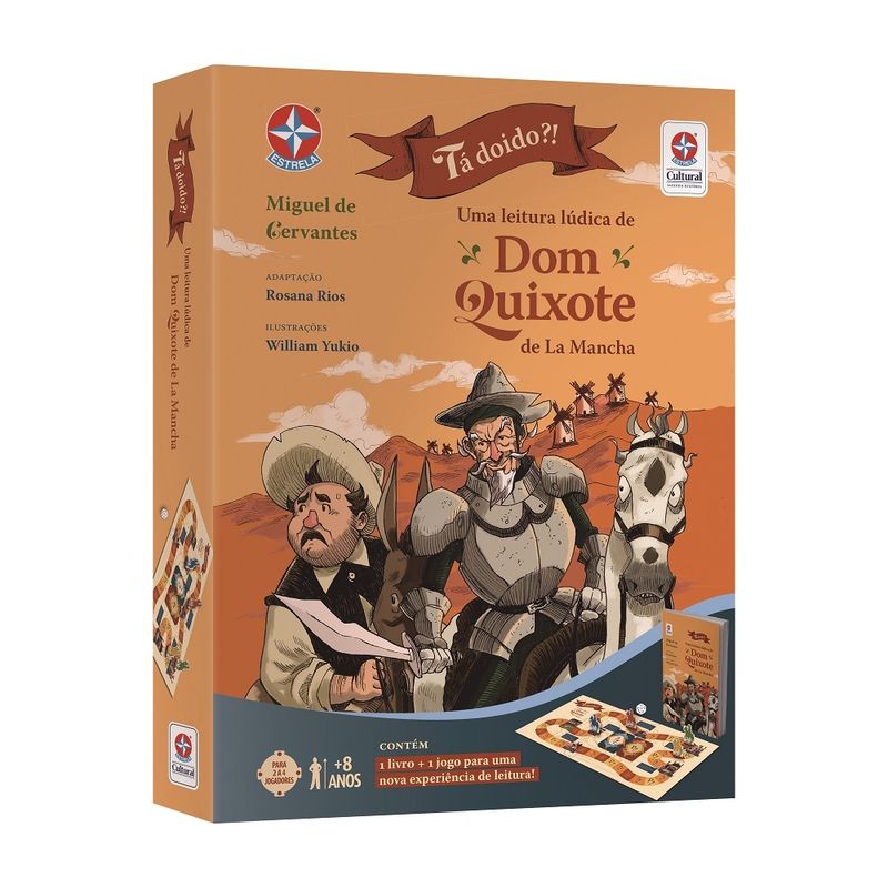 Livro-Ta-Doido---Uma-Aventura-Ludica-de-Dom-Quixote---Estrela-1