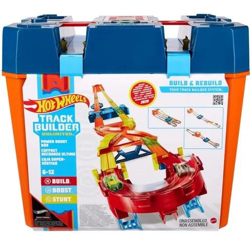 Hot Wheels Pista Track Builder Mega Caixa Boost Box Edição Especial