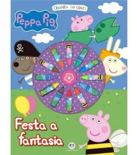 Livro Ciranda Das Cores - Peppa Pig - Com Gizes De Cera