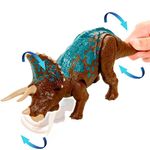 Figura-Articulada-com-Sons---Jurassic-World---Ruge-e-Ataca---Triceratops---Azul---Mattel_Detalhe