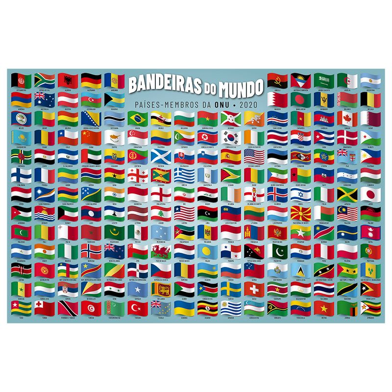 3 Quebra-cabeças: Bandeiras do Brasil - Educa Market