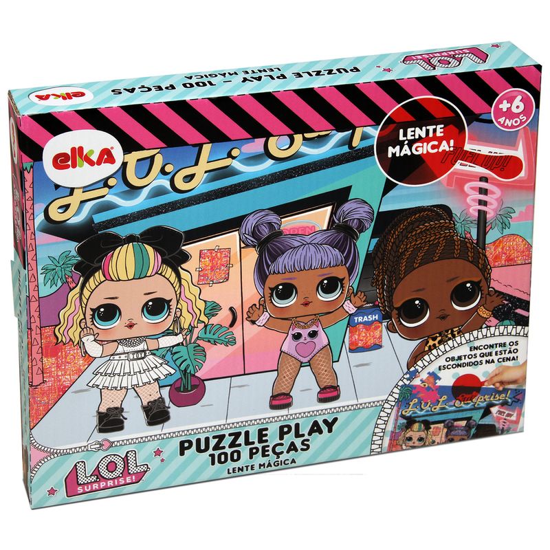 Puzzle-Play---100-Pecas---Lente-Magica---LoL-Surprise---Elka-0