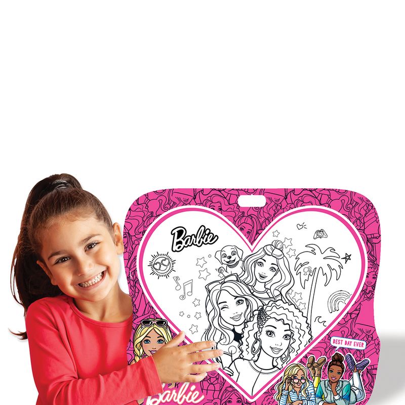 Conjunto de Artes - Painel e Acessórios - Barbie Princesas - Fun