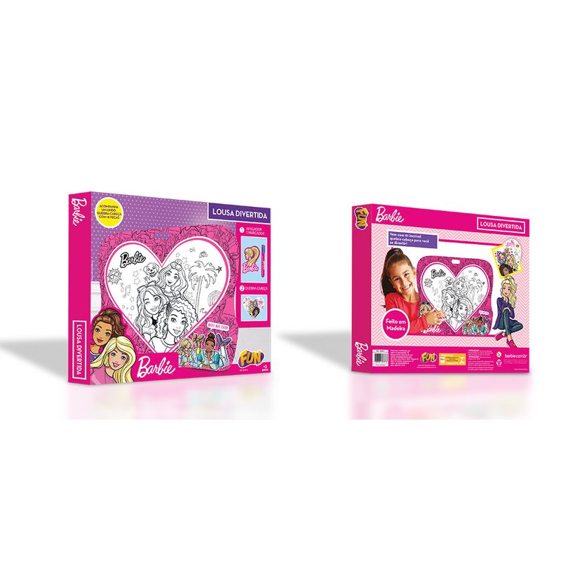 Conjunto de Artes - Painel e Acessórios - Barbie Princesas - Fun