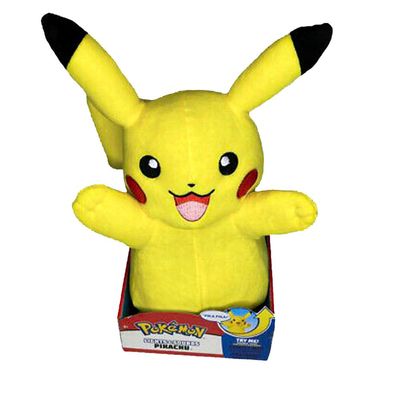 Pokemon Pelúcia Pikachu Com Luz E Som - Sunny - Ri Happy