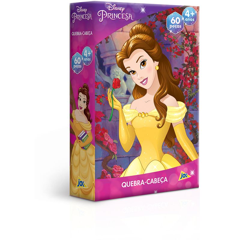 Quebra Cabeça - Princesa Bela 60 peças