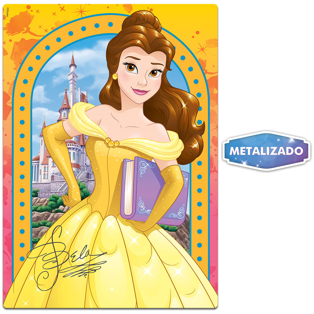 Quebra-cabeça Princesas 200pçs ref 1028