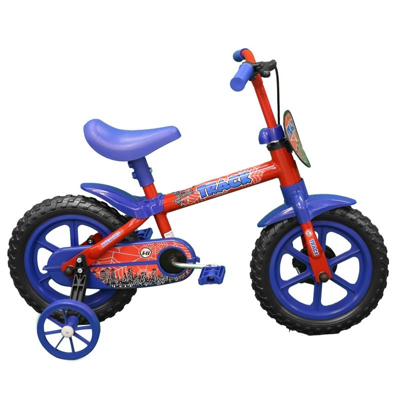 Bicicleta-Aro-12---Arco-Iris-Vermelho-e-Azul---TK3-Track-0