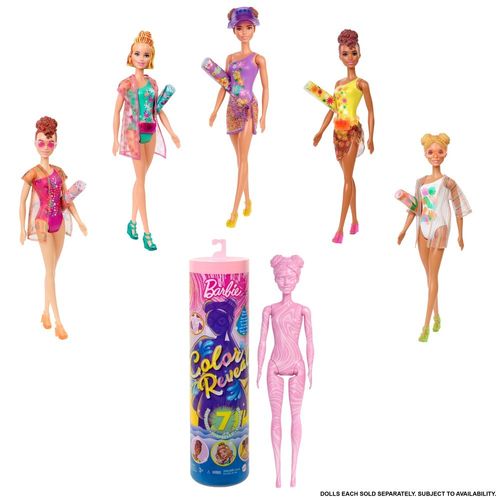 Boneca Barbie - Color Reveal - Areia e Sol - Mattel