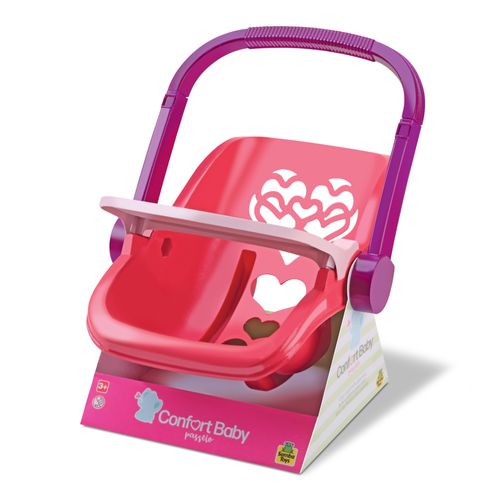 Acessório para Boneca - Bebê Conforto - Confort Baby - Rosa - Samba Toys