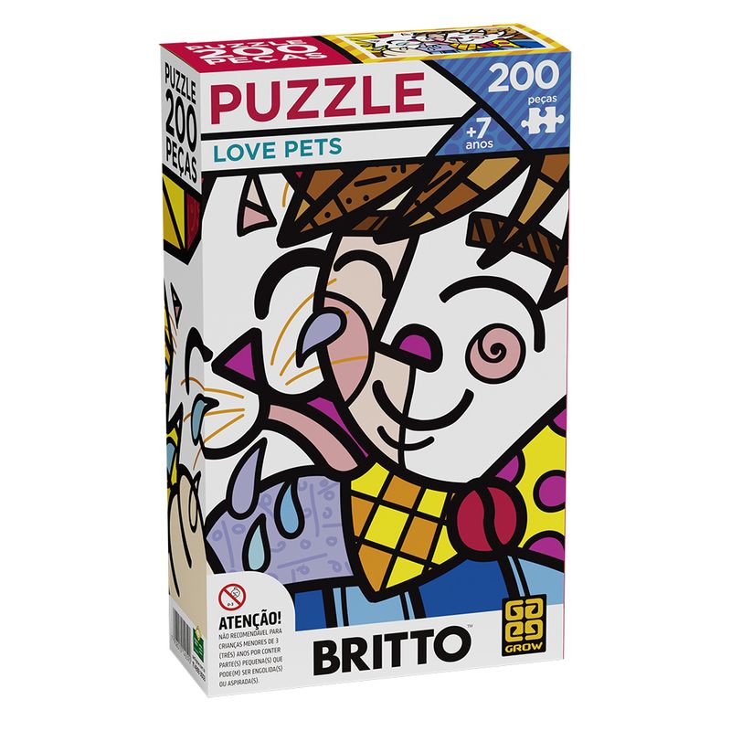 Quebra-Cabeca--Romero-Britto---Love-Pets---200-Pecas---Grow-0