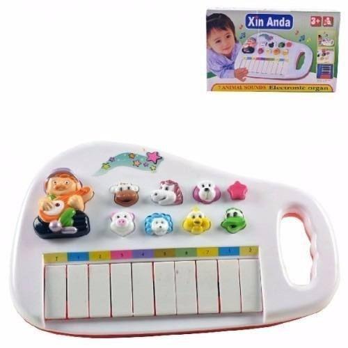 Piano Teclado Musical Infantil Fazendinha