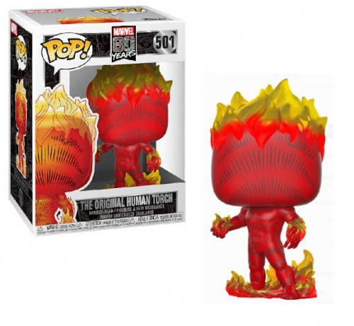 ! Pop Marvel Human Torch 501 Funko 42653