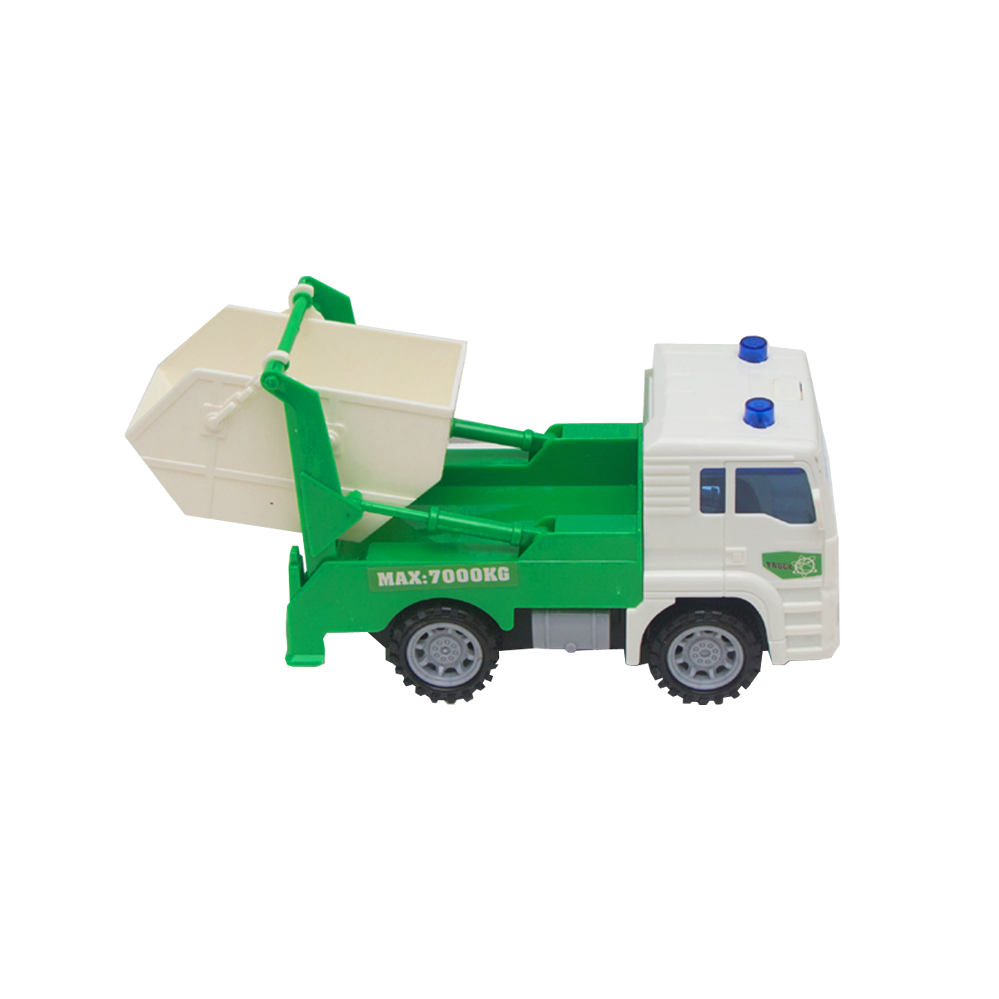 Caminhao Brinquedo Bombeiro Sai Agua + Caminhão Coletor Lixo - R$ 134,8