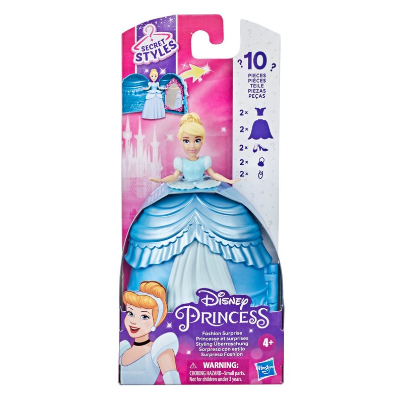 Mini-Boneca-Disney---Cinderela---Secret-Styles-Fashion---Cinderela---Hasbro-1