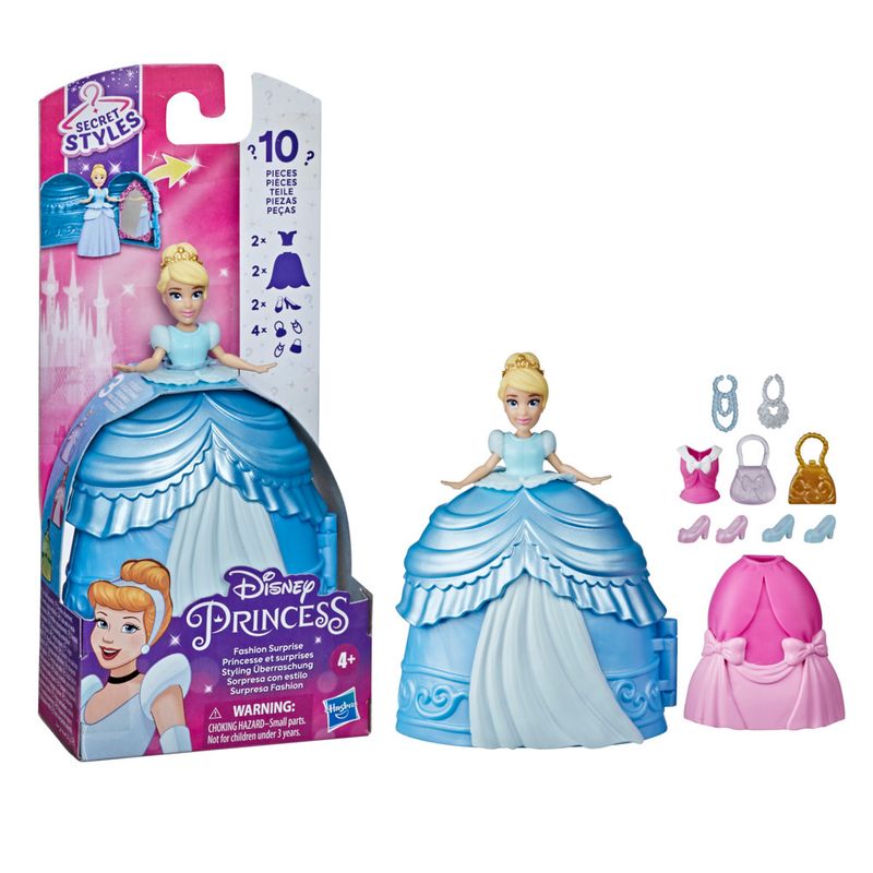 Mini-Boneca-Disney---Cinderela---Secret-Styles-Fashion---Cinderela---Hasbro-2