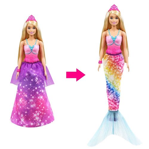 Barbie - Dreamtopia - Barbie Princesa Fashion 2 em 1 - Mattel
