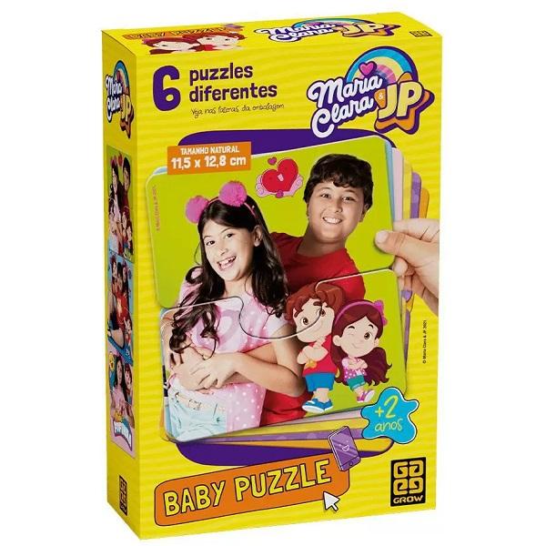 Quebra-Cabeça - Puzzle Progressivo - Maria Clara e JP - Grow - Ri Happy