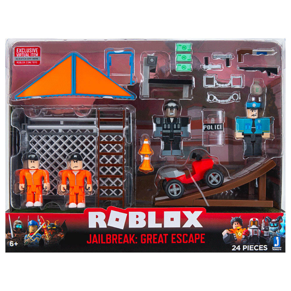 Boneco Articulado - Roblox - Jailbreak - 4 Figuras - Sunny