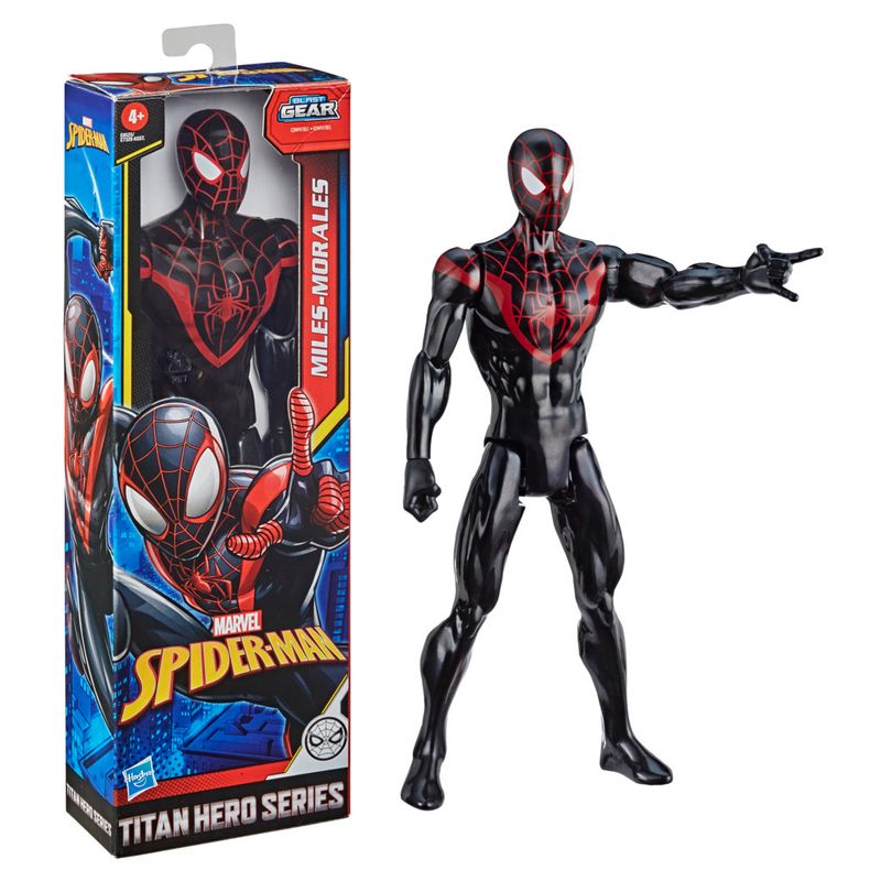 Figura-Spider-Man-Titan---Marvel---Homem-Aranha---Miles-Morales---Preto---Hasbro-2