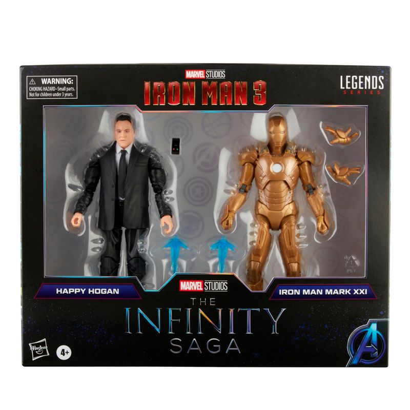 Boneco-Articulado---Marvel---15-cm---Happy-Hogan-e-Homem-de-Ferro-Mark-21---Hasbro-1