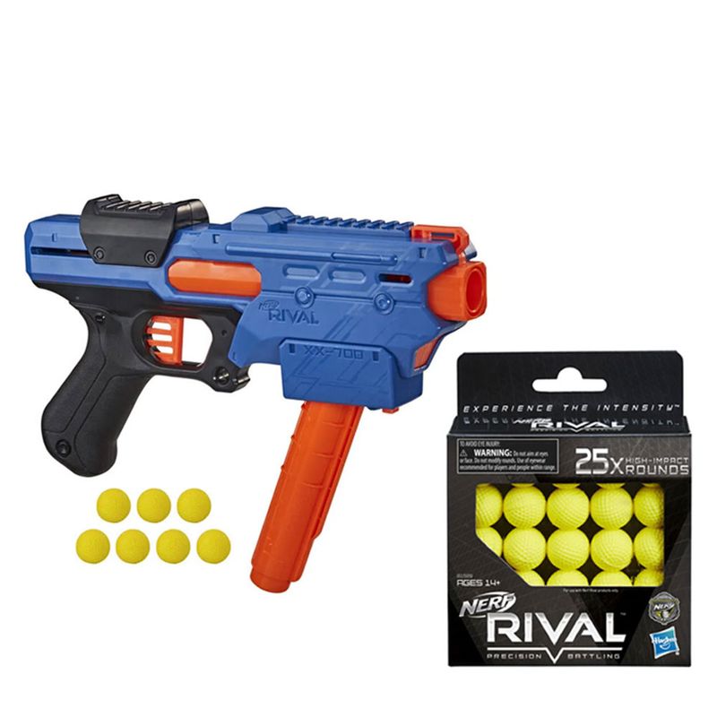Kit-Nerf---Lancador-Rival-Finisher-XX-700-e-Refil-com-25-Bolinhas---Hasbro
