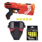 Kit-Nerf---Lancador-Rival-Kronos-Vermelha-com-Mascara-de-Protecao-Vermelha---25-Bolinhas---Hasbro