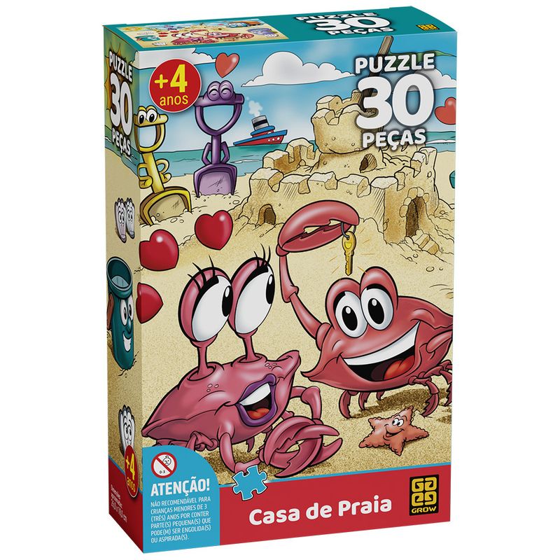 Quebra-Cabeca---30-Pecas---Casa-Na-Praia---Grow-0
