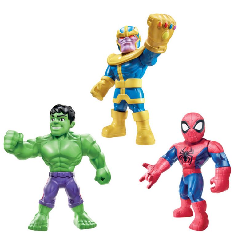 Figuras-Articulados---Marvel---Thanos-Spider-Man-e-Hulk---25-Cm---Hasbro-0