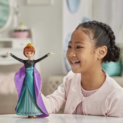 Boneca Anna Disney Frozen 2 - 30cm - Musical Vestido De Luxo