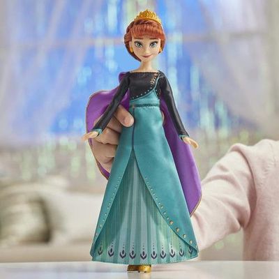 Boneca Anna Disney Frozen 2 - 30cm - Musical Vestido De Luxo