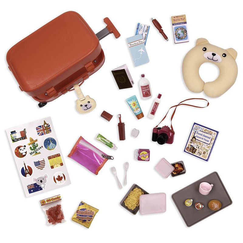 Acessorio-para-Boneca---Our-Generation---Kit-de-Viagem-com-Mala-Vermelha---Candide-2