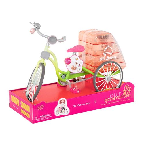 Acessório para Boneca - Our Generation - Bicicleta de Delivery - Candide