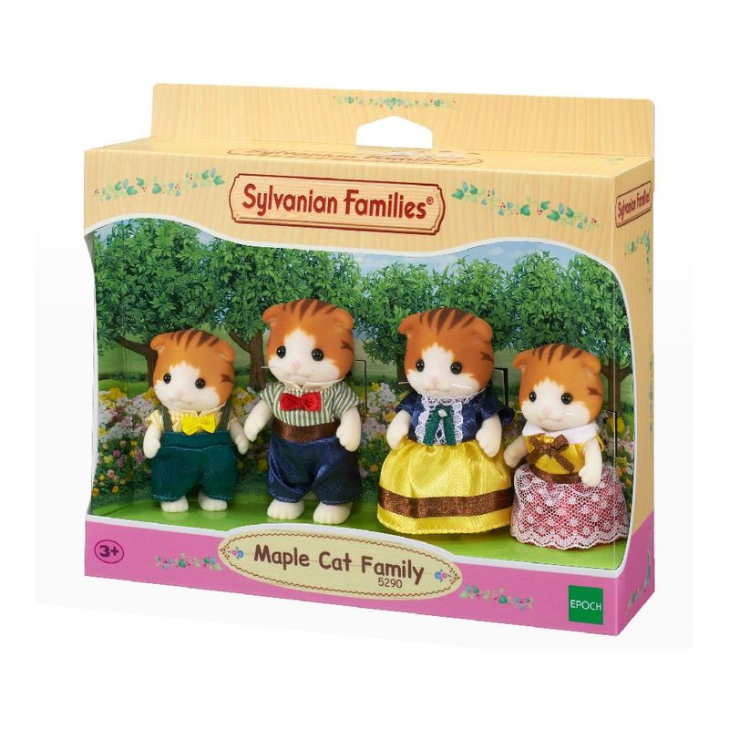 Sylvanian-Families---Familia-dos-Gatos-Castanhos---Epoch-0