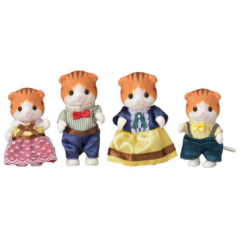 Sylvanian-Families---Familia-dos-Gatos-Castanhos---Epoch-1