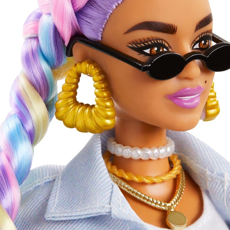 Boneca-Barbie-Extra---Trancas-de-Arco-iris---Com-Acessorios---Mattel-5
