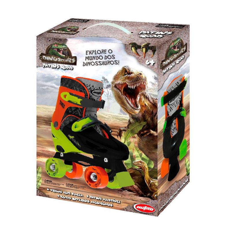 Patins-Classico-Ajustavel---Dinossauro---31-a-34---Astro-Toys-2