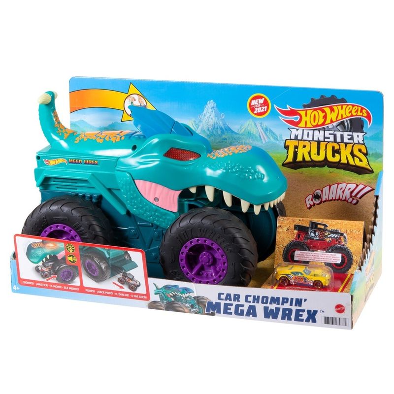 Hot-Wheels---Monster-Trucks---Mega-Wrex---Devorador-de-Carros---Mattel-0