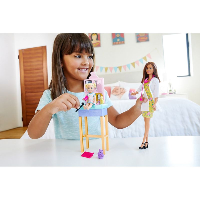 Boneca---Barbie---Profissoes---Conjunto-Pediatra-Morena---Mattel-5