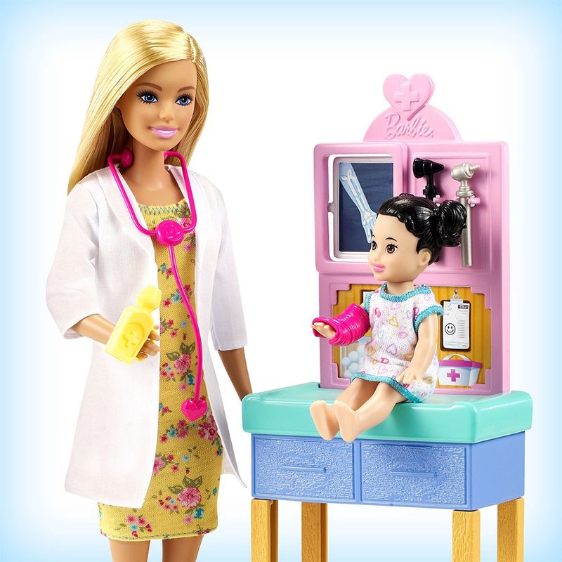Boneca---Barbie---Profissoes---Conjunto-Pediatra-Loira---Mattel-5