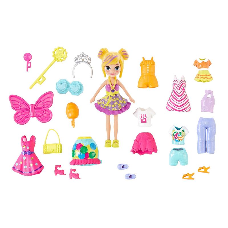 Mini-Boneca---Polly-Pocket---Pacote-de-Modas-Surpresa----Mattel-1
