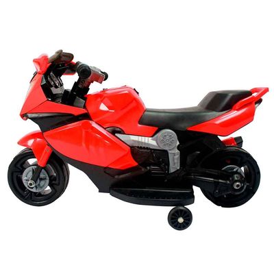 Mini Moto Eletrica Infantil 6V Vermelho