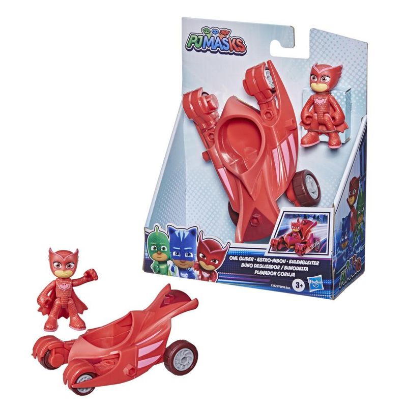 Veiculo-e-Mini-Figura---Pj-Masks---Corujita---Planador-Coruja---Hasbro---Vermelho-2