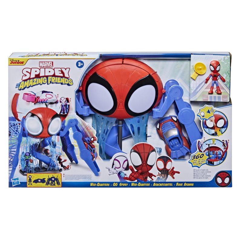 Playset-com-Veiculo-e-Mini-Figura---Spider-Man---Spidey-Amazing-Friends---Hasbro-1